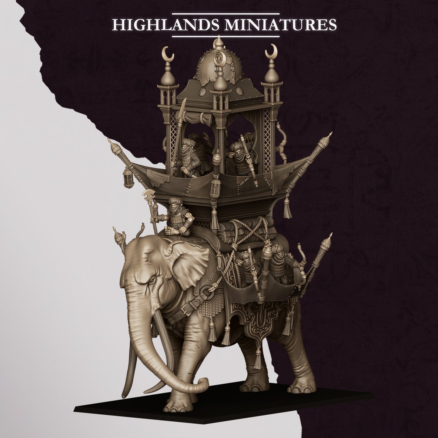 Hobgoblin War Elephant from Sons of Marduk  by Highland Miniatures