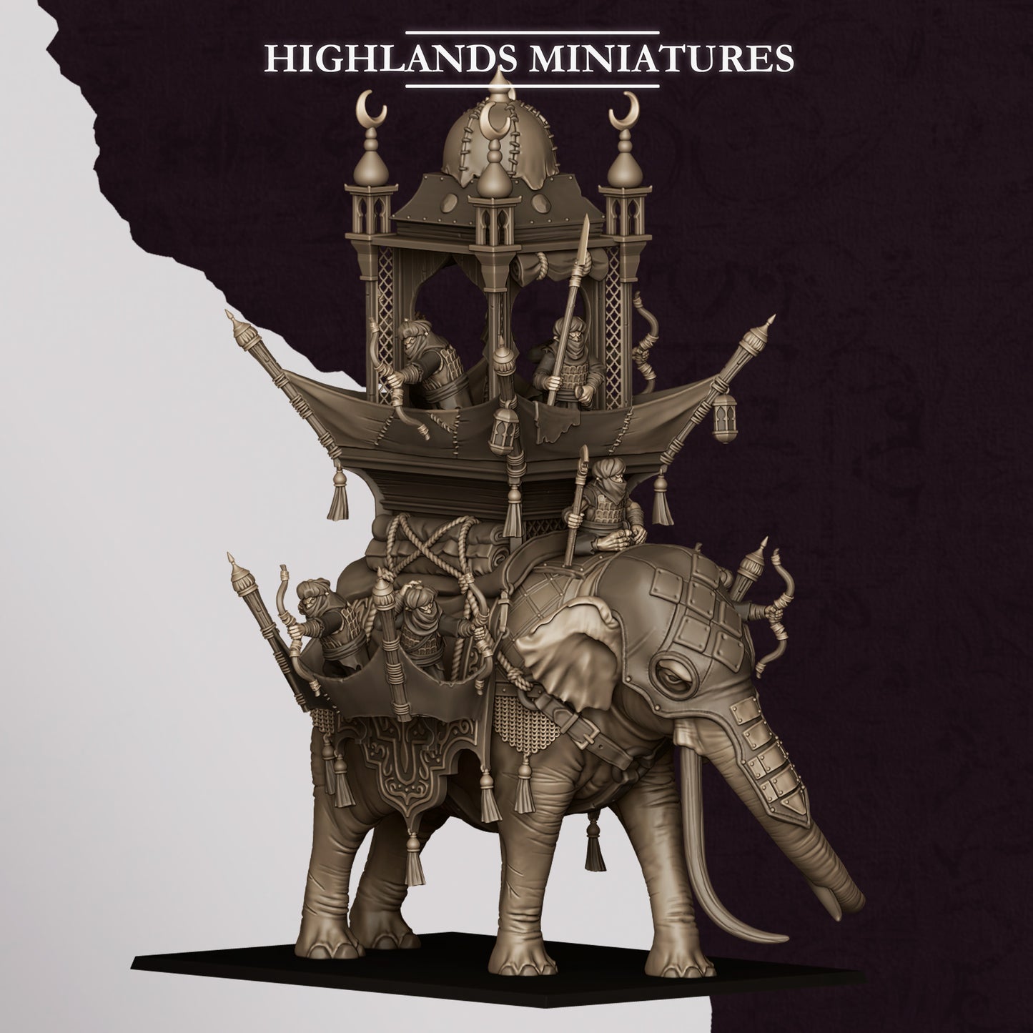 Hobgoblin War Elephant from Sons of Marduk  by Highland Miniatures