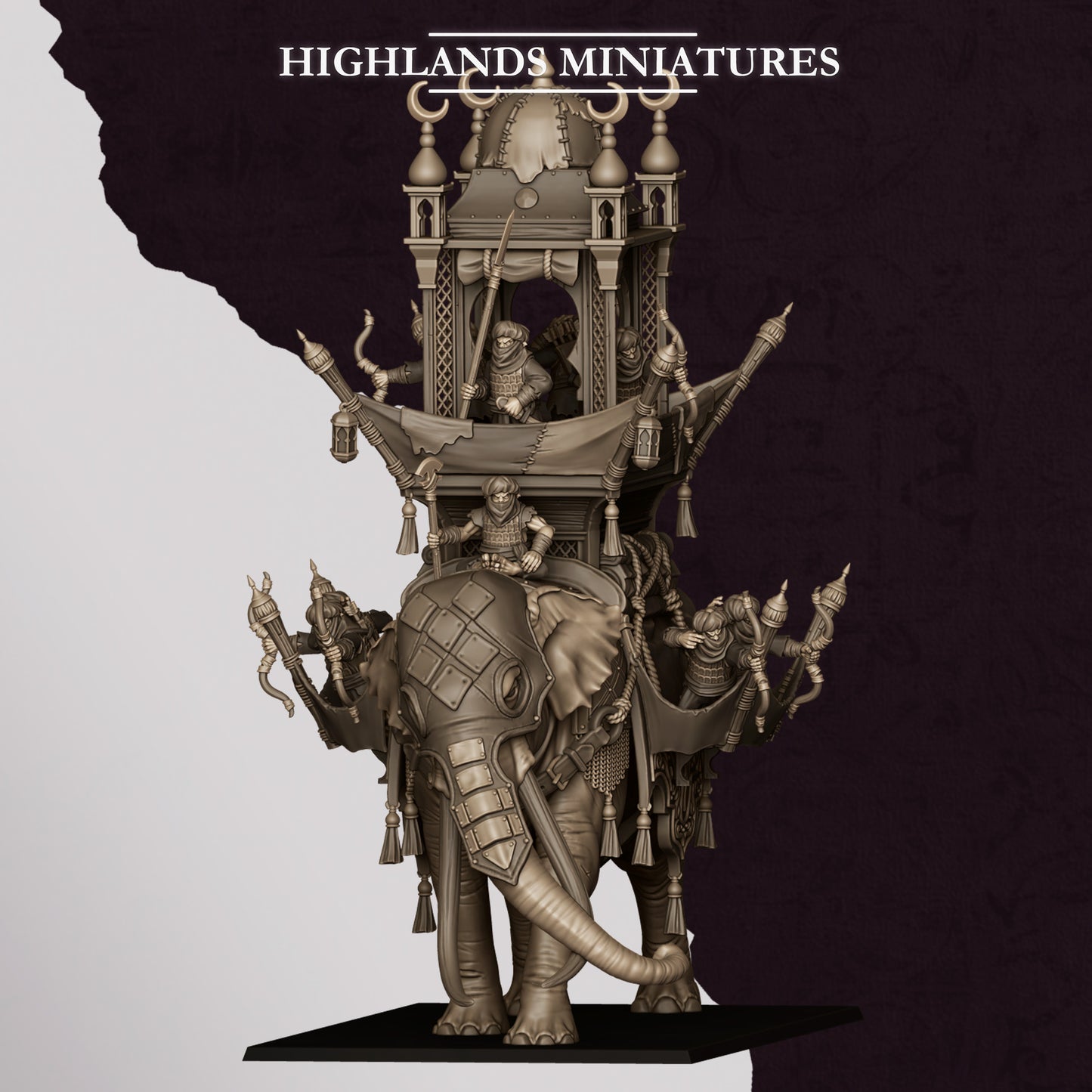 Hobgoblin War Elephant from Sons of Marduk  by Highland Miniatures
