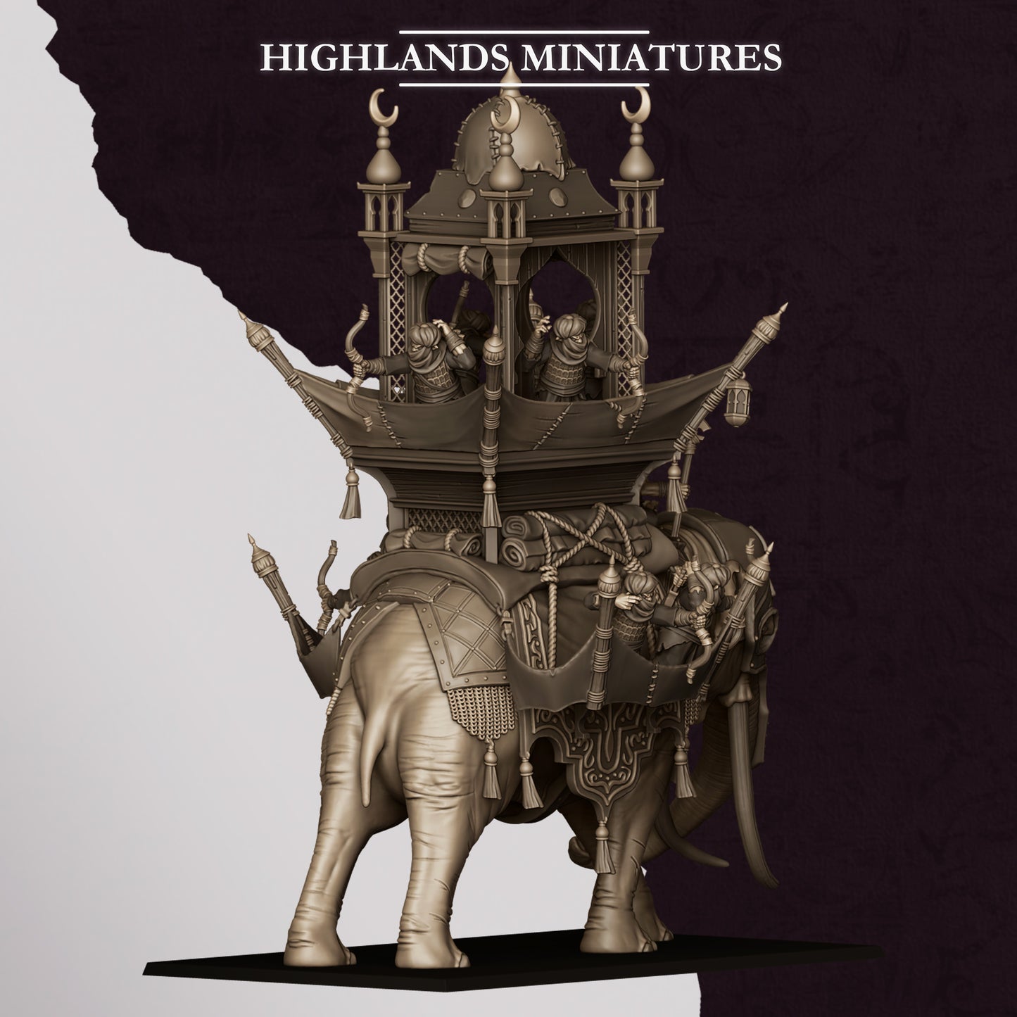 Hobgoblin War Elephant from Sons of Marduk  by Highland Miniatures