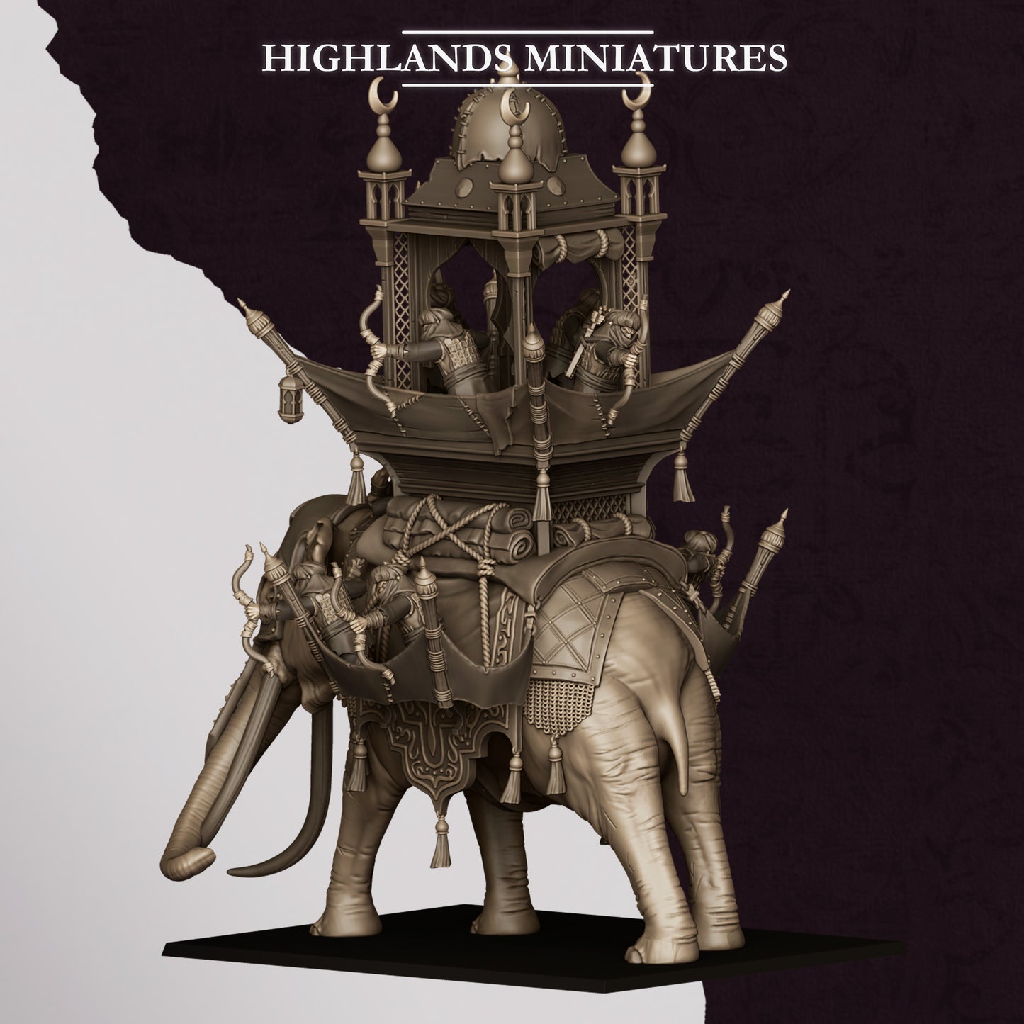 Hobgoblin War Elephant from Sons of Marduk  by Highland Miniatures
