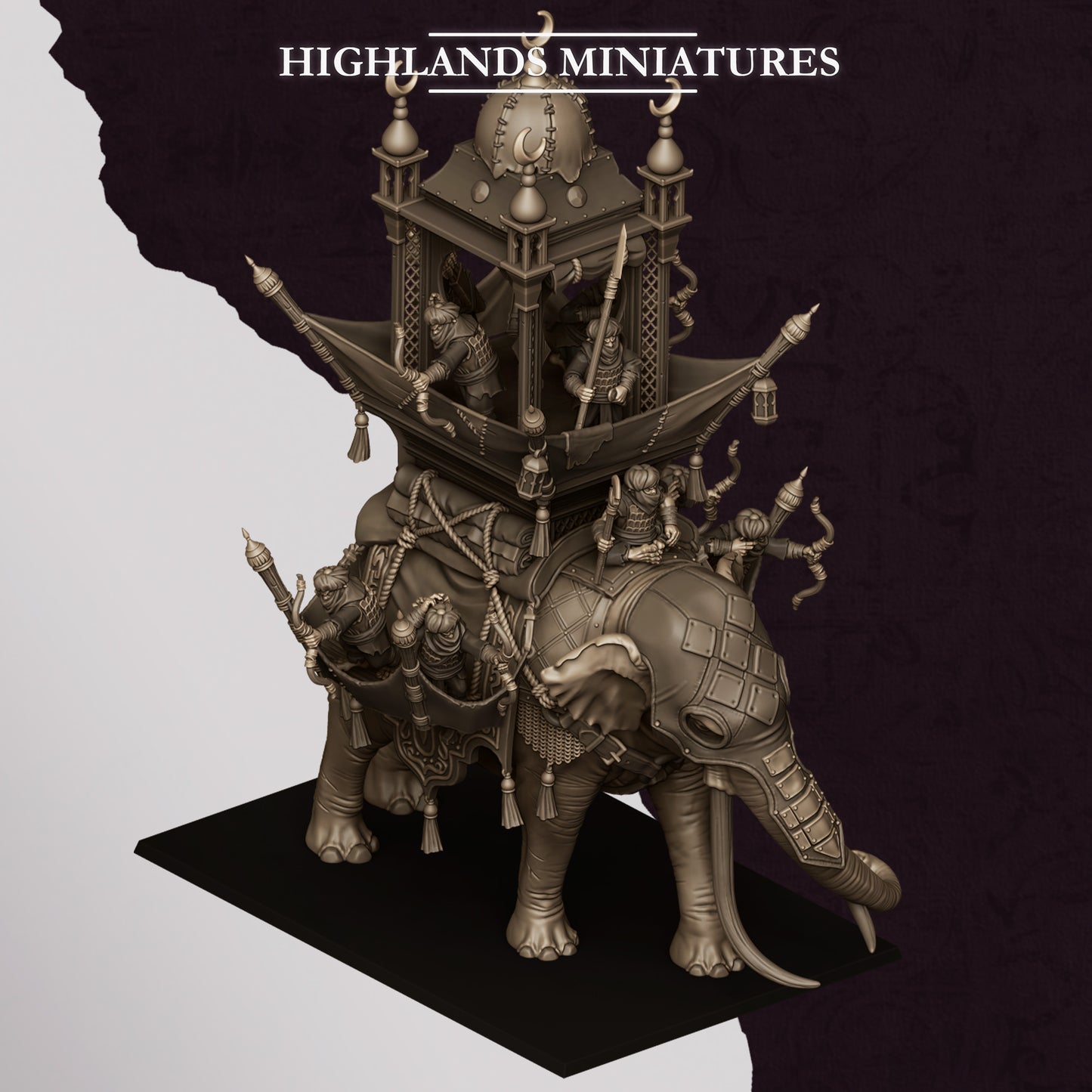 Hobgoblin War Elephant from Sons of Marduk  by Highland Miniatures