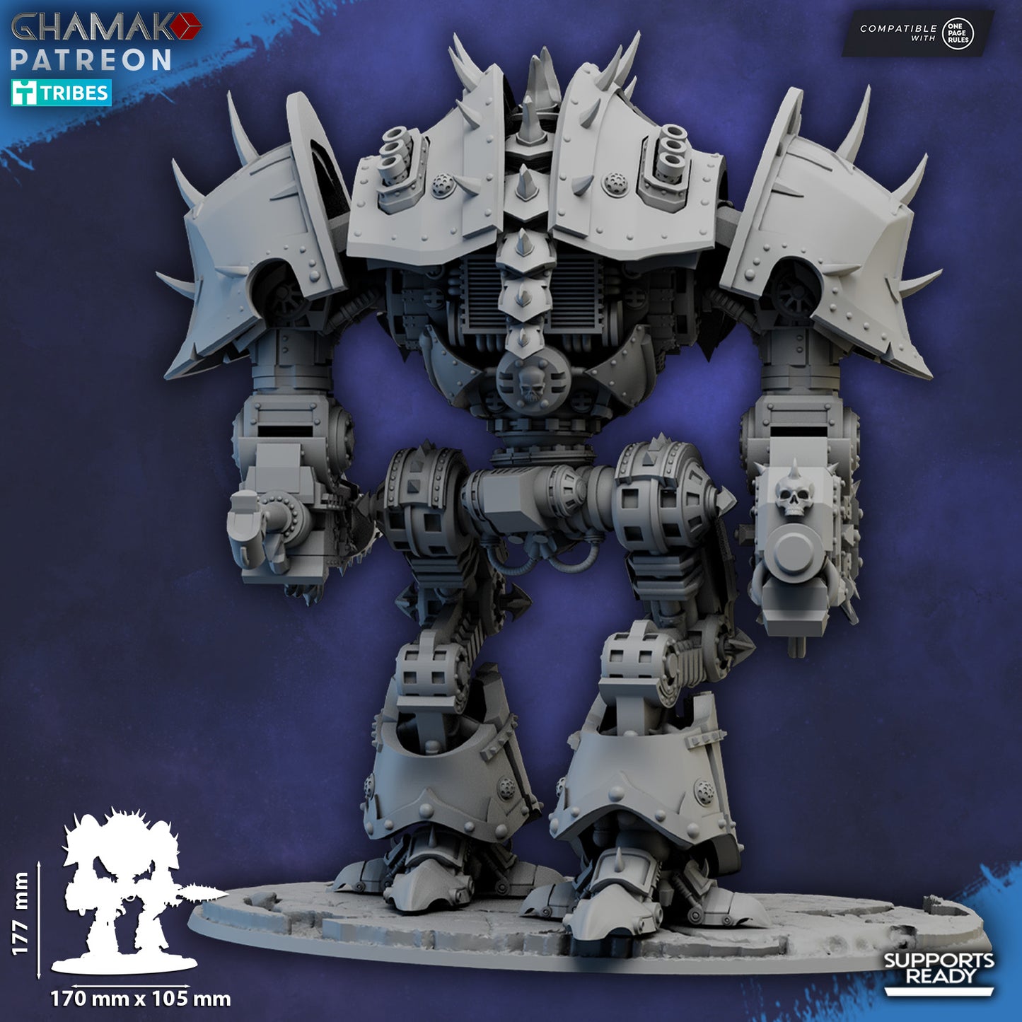 Hellspire Titan by Ghamak Miniatures