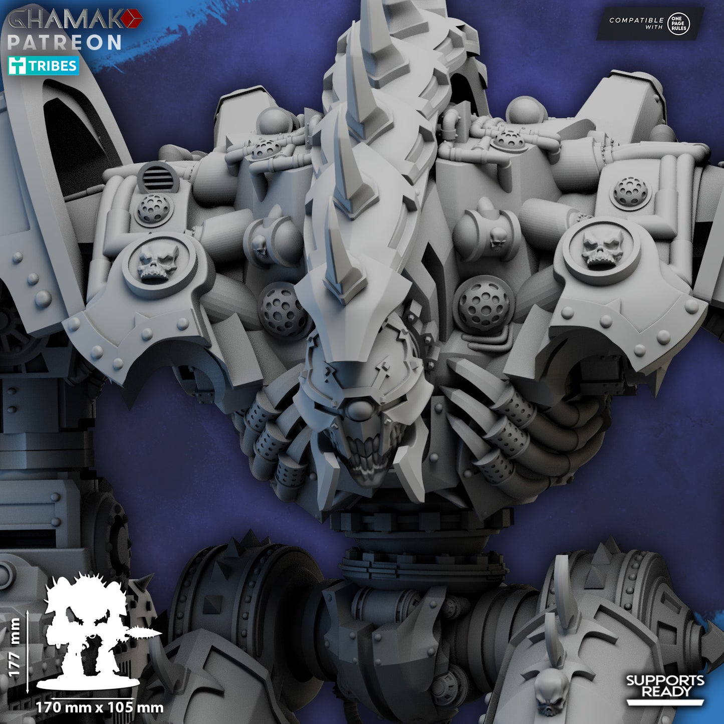 Hellspire Titan by Ghamak Miniatures