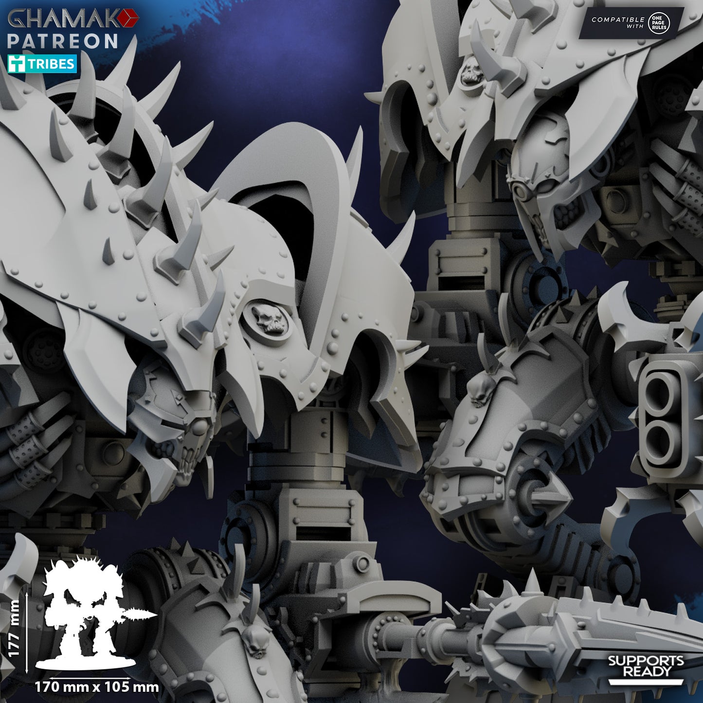 Hellspire Titan by Ghamak Miniatures