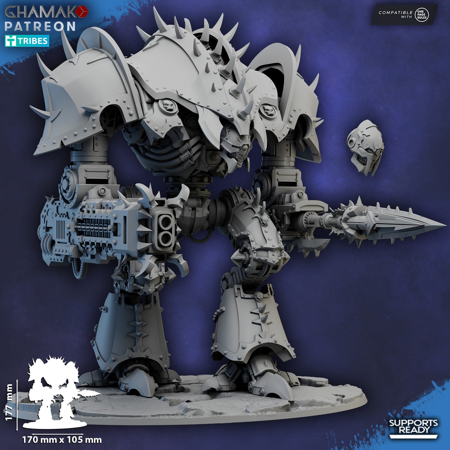 Hellspire Titan by Ghamak Miniatures