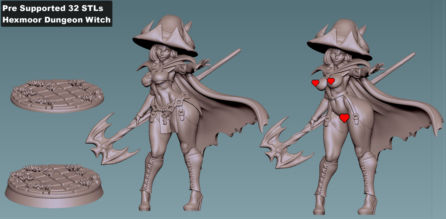 Hexmoor – Dungeon Witch by Gaz Minis