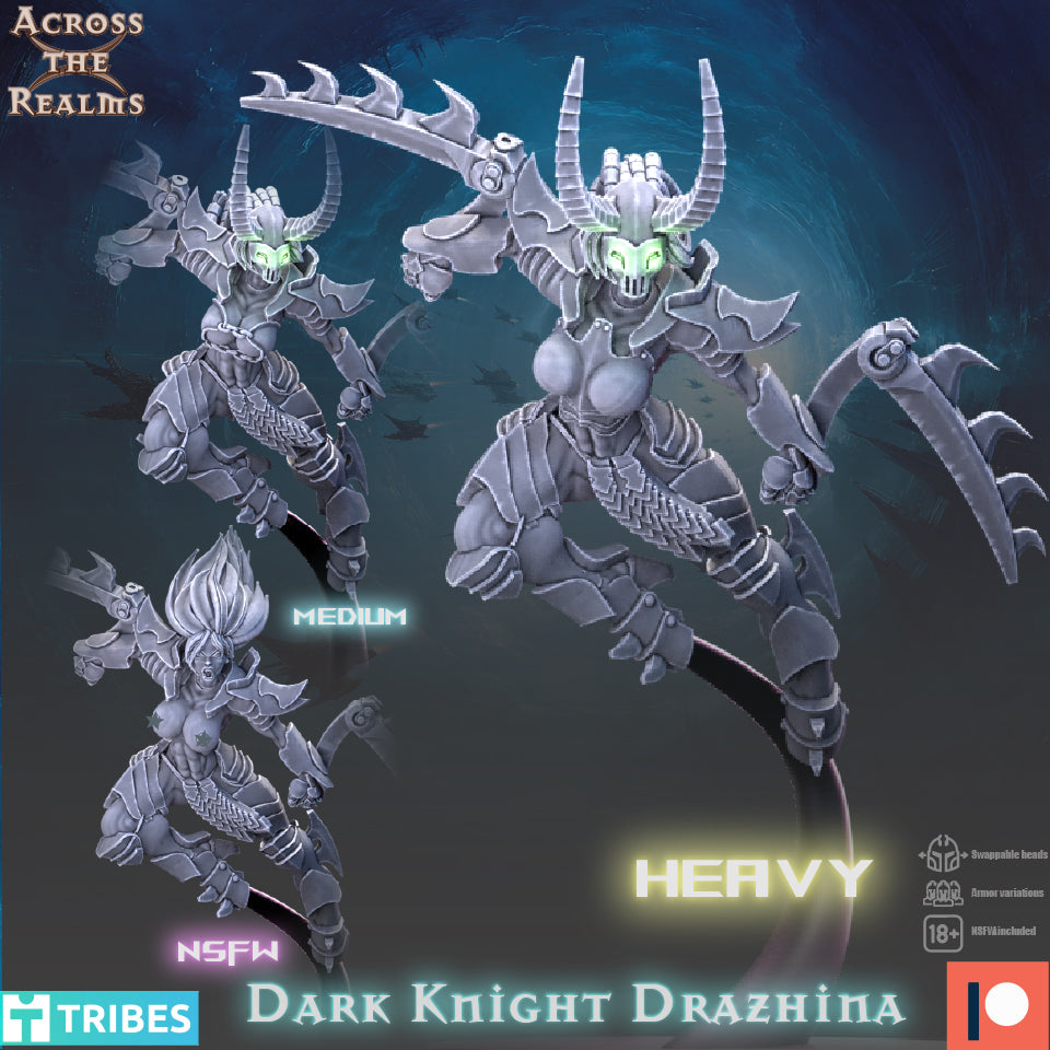 Dark Knight Drazhina by Across the Realms Miniatures