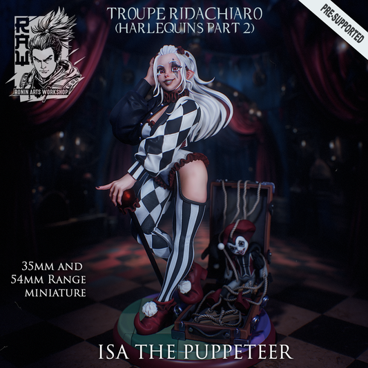 Isa The Puppeteer - Killer Harlequin Artificer from Harlequin Troupe by Ronin Arts Workshop