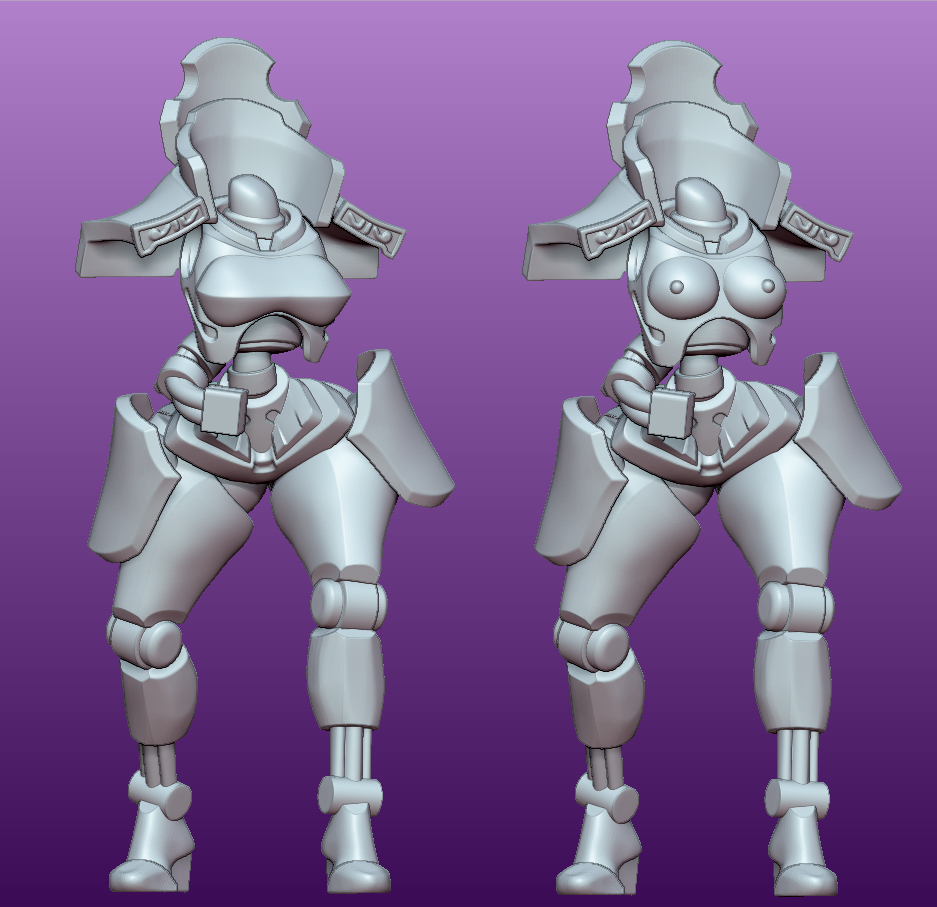 Living Metal Sentinels – Heavy Weapons Unit by Gaz Minis