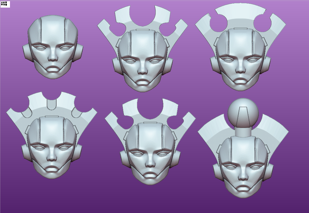 Living Metal Sentinels – Heavy Weapons Unit by Gaz Minis