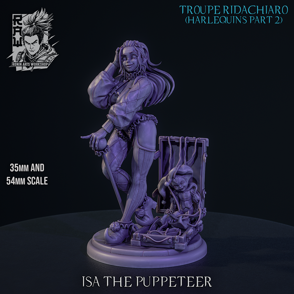 Isa The Puppeteer - Killer Harlequin Artificer from Harlequin Troupe by Ronin Arts Workshop