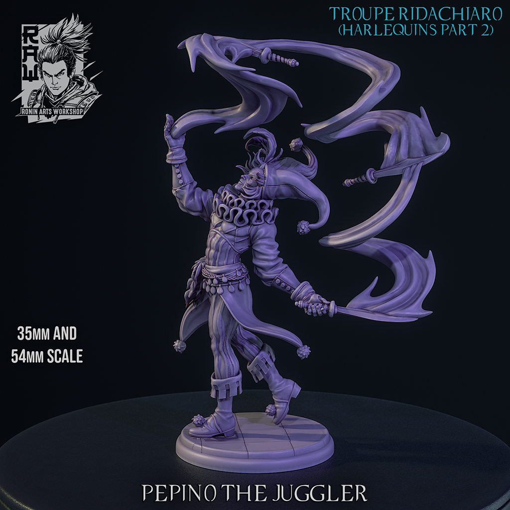 Pepino The Juggler - Jester Assassin from Harlequin Troupe by Ronin Arts Workshop