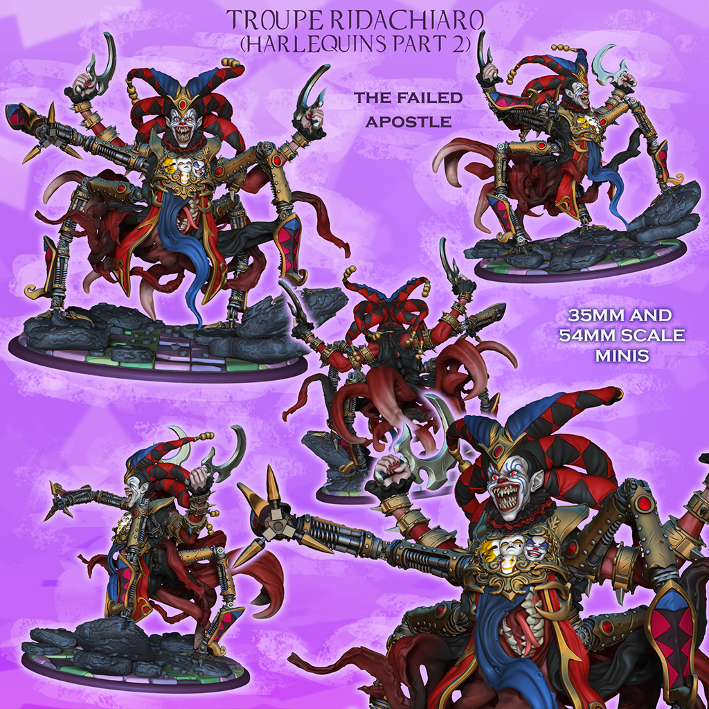 The Failed Apostle - Harlequin Monster by Ronin Arts Workshop