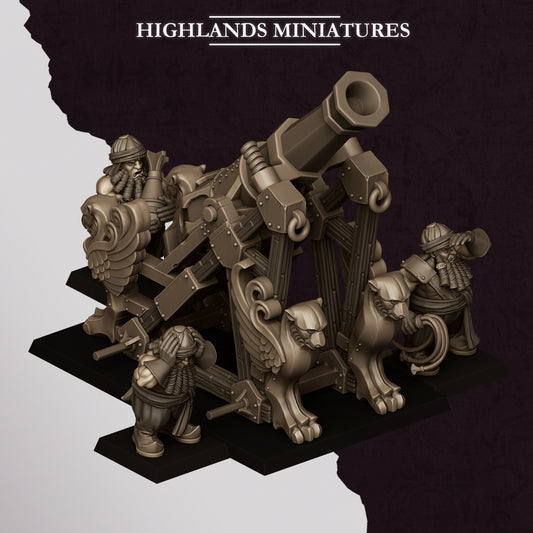 Sons of Marduk Mortar and Rocket by Highland Miniatures