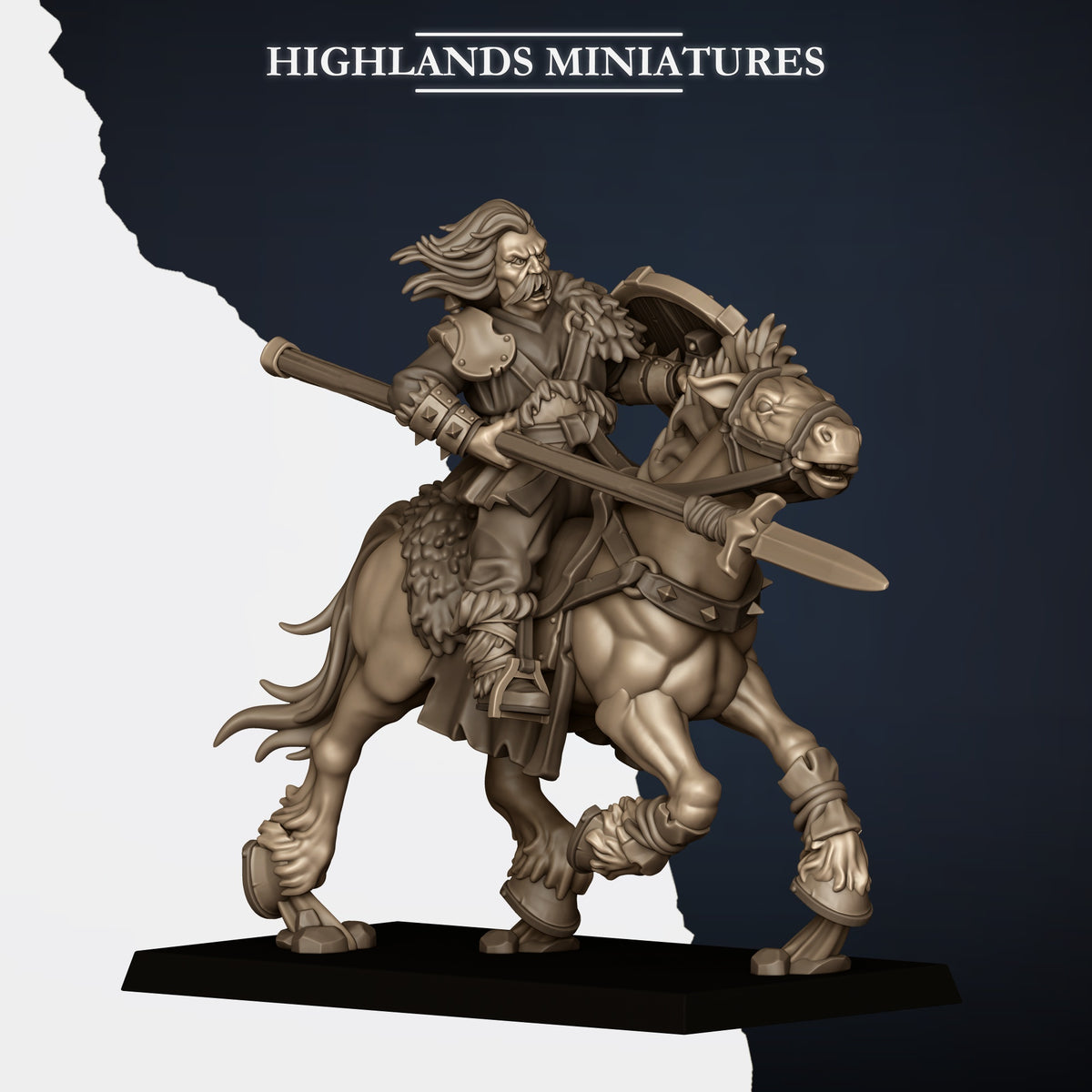 Mounted Norse Raiders by Highland Miniatures