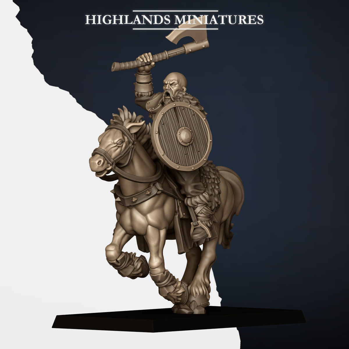 Mounted Norse Raiders by Highland Miniatures