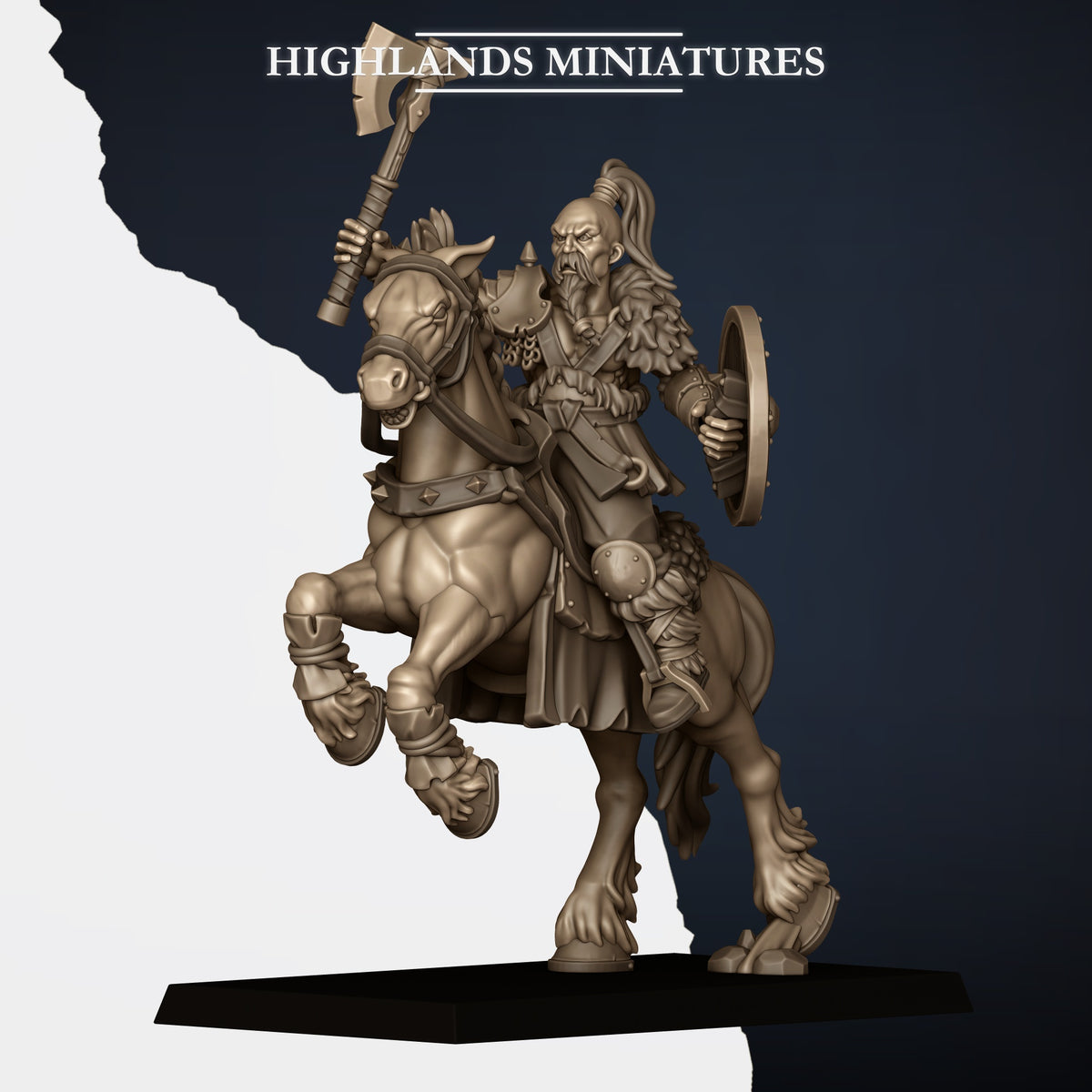 Mounted Norse Raiders by Highland Miniatures
