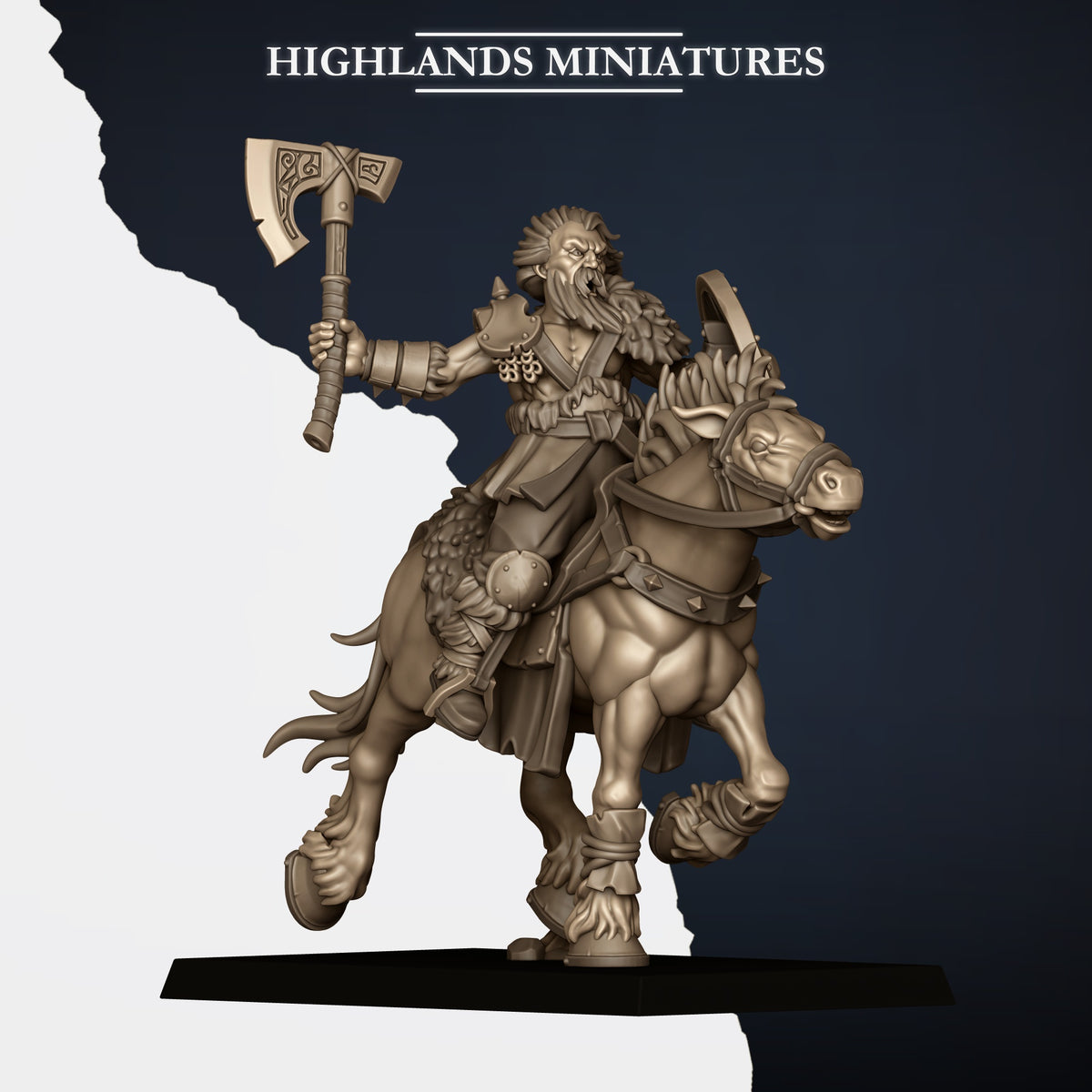 Mounted Norse Raiders by Highland Miniatures