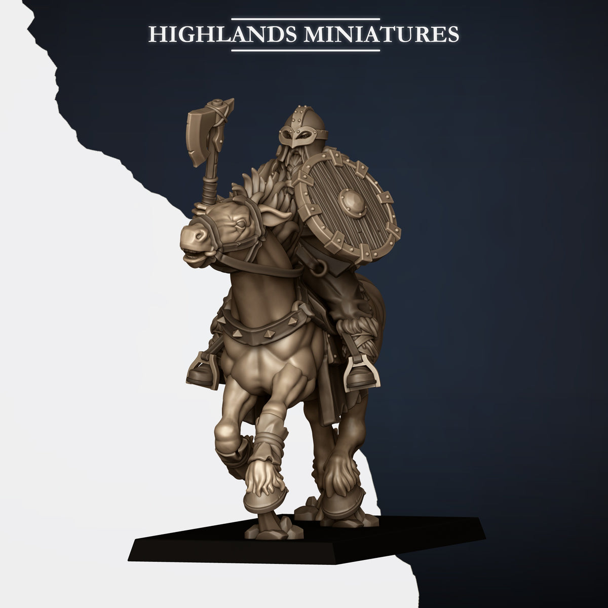 Mounted Norse Raiders by Highland Miniatures