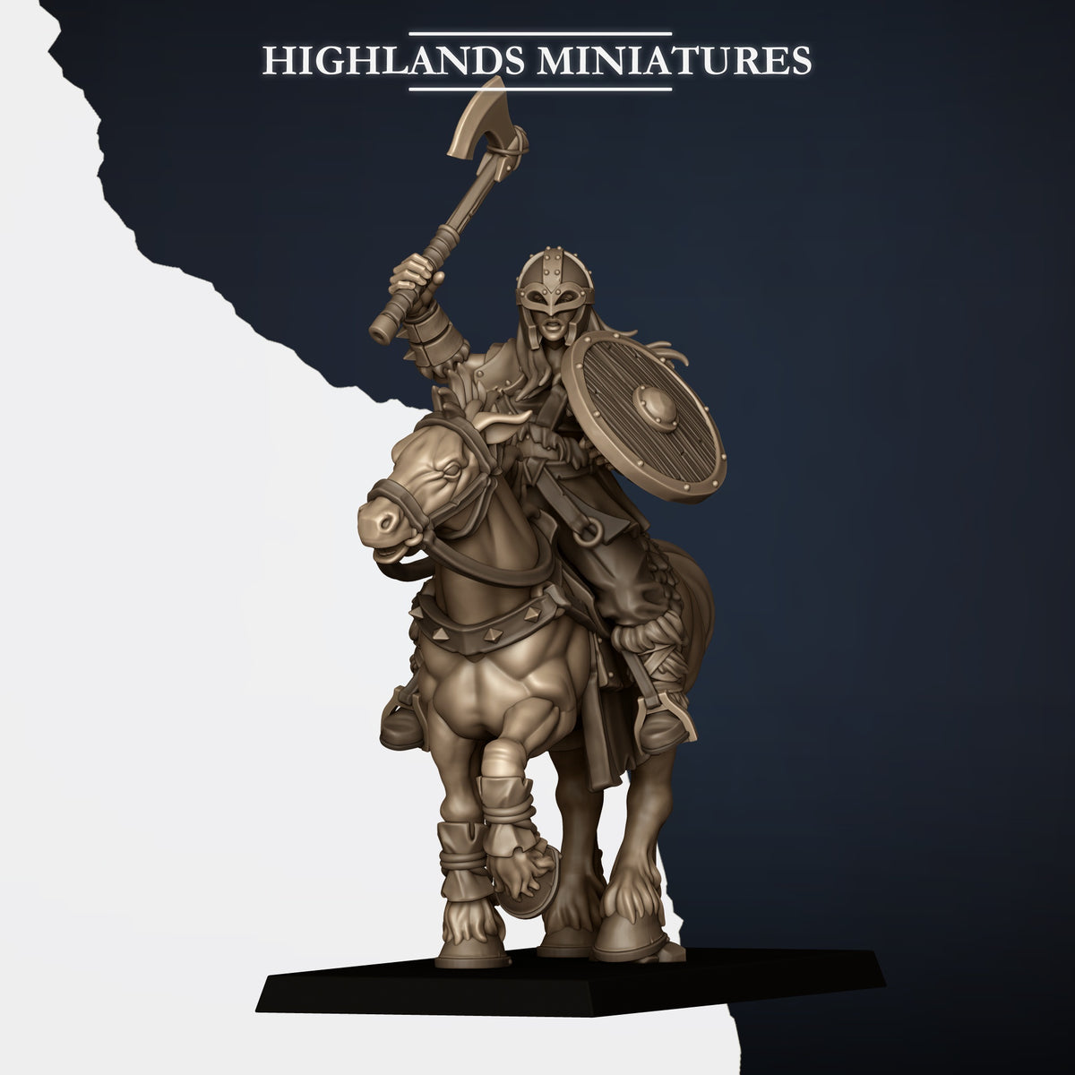 Mounted Norse Raiders by Highland Miniatures
