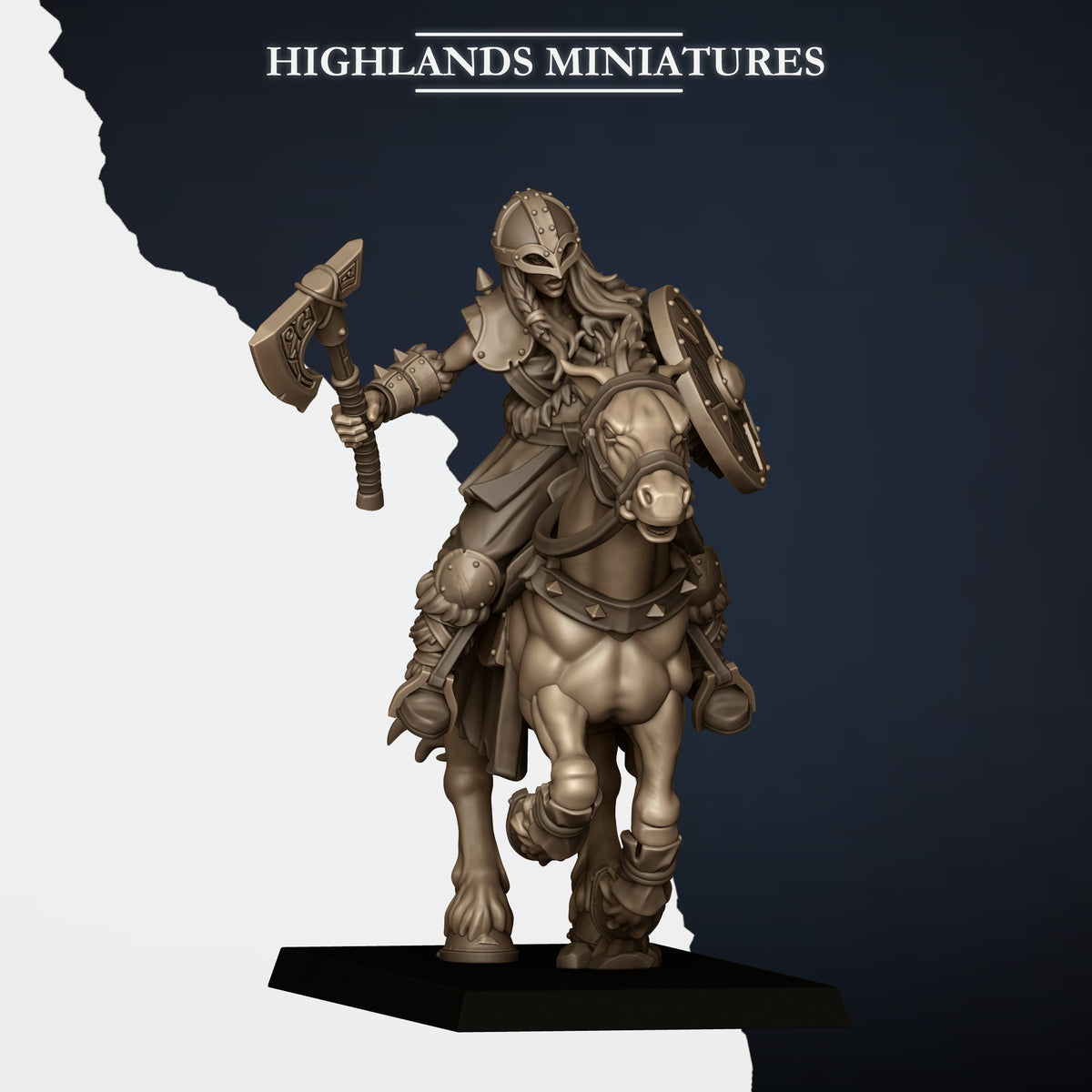 Mounted Norse Raiders by Highland Miniatures