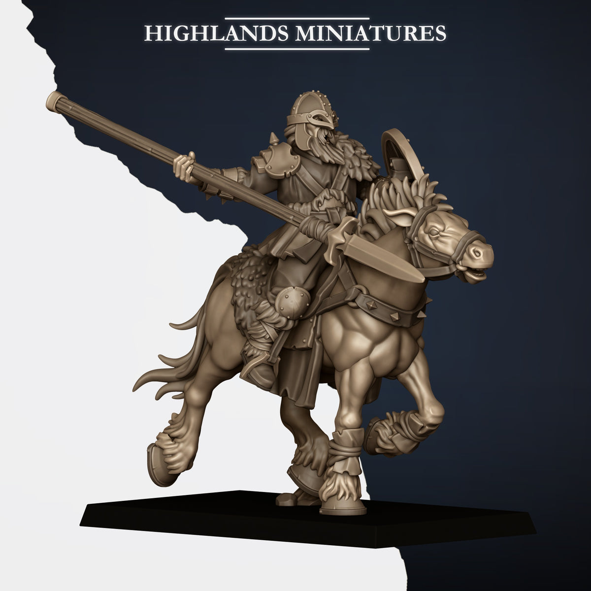 Mounted Norse Raiders by Highland Miniatures