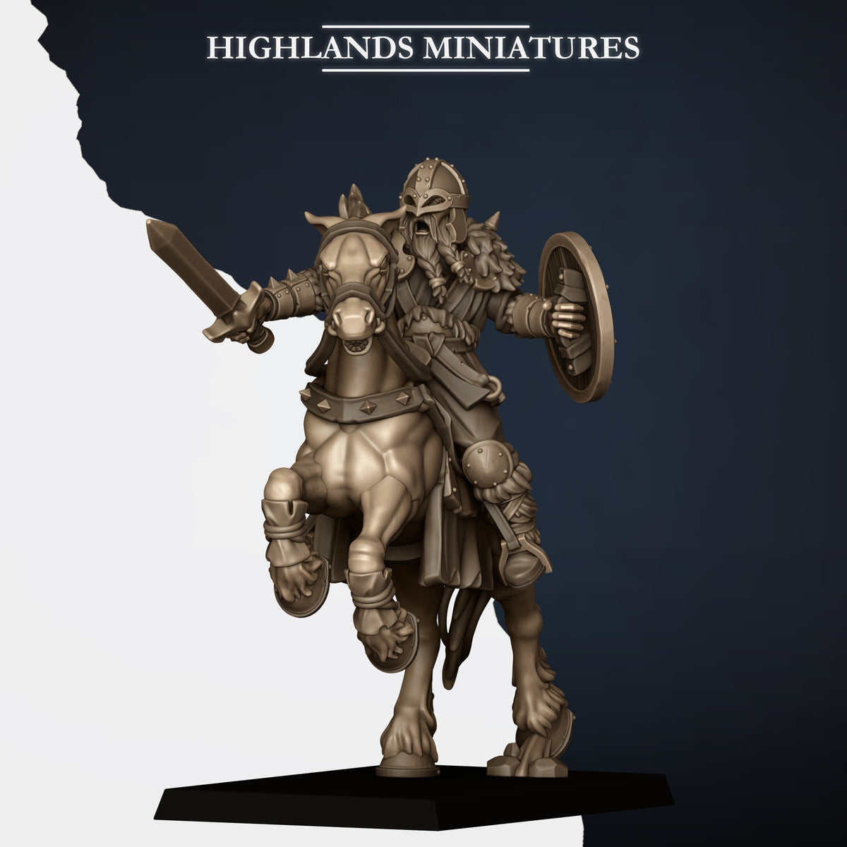 Mounted Norse Raiders by Highland Miniatures
