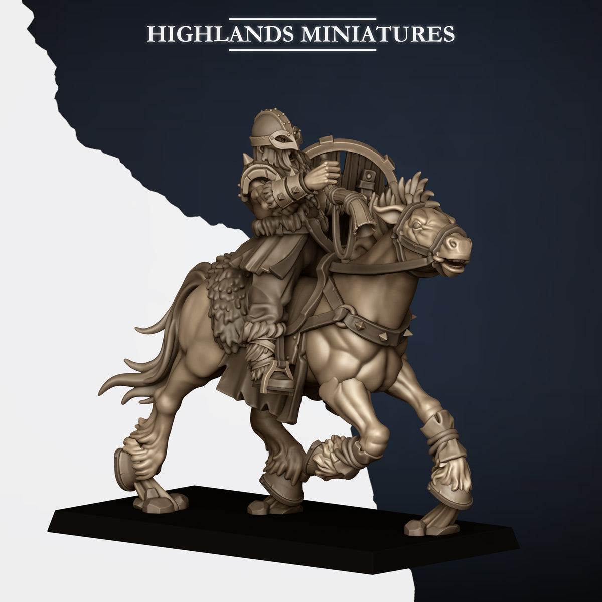 Mounted Norse Raiders by Highland Miniatures