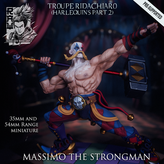 Massimo The Strongman from Harlequin Troupe by Ronin Arts Workshop