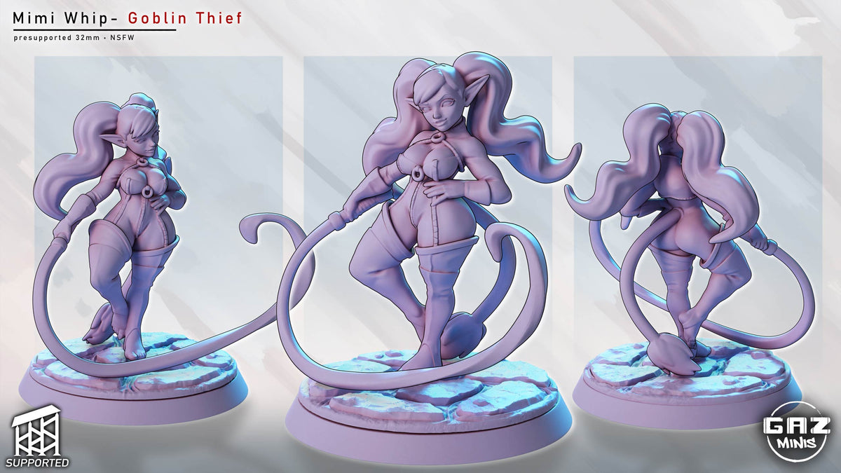 Mimi Whip – Goblin Thief by Gaz Minis