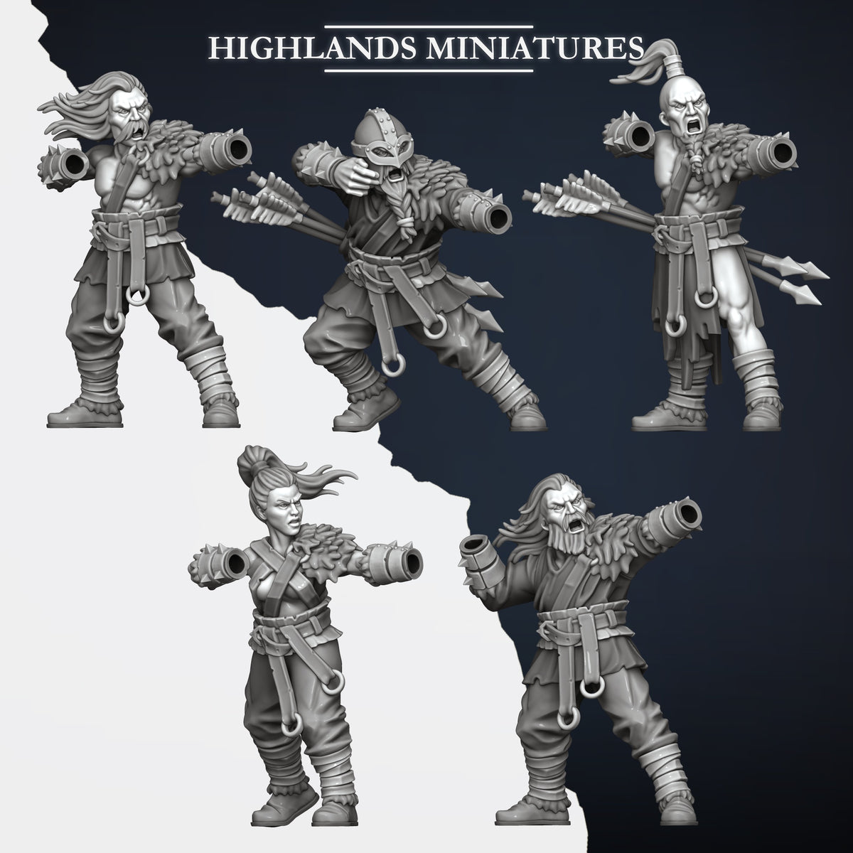 Norse Bowmen by Highland Miniatures