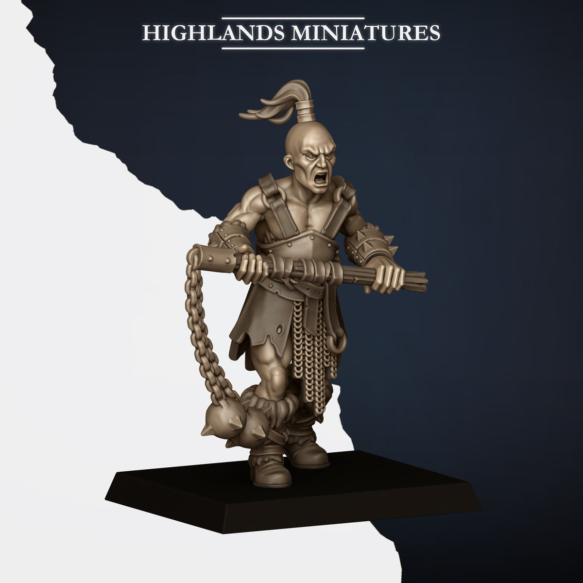 Norse Raiders with two handed weapons by Highland Miniatures