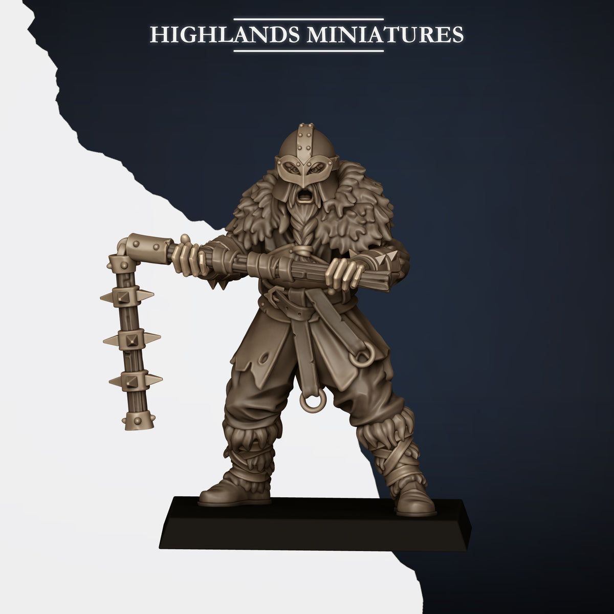 Norse Raiders with two handed weapons by Highland Miniatures