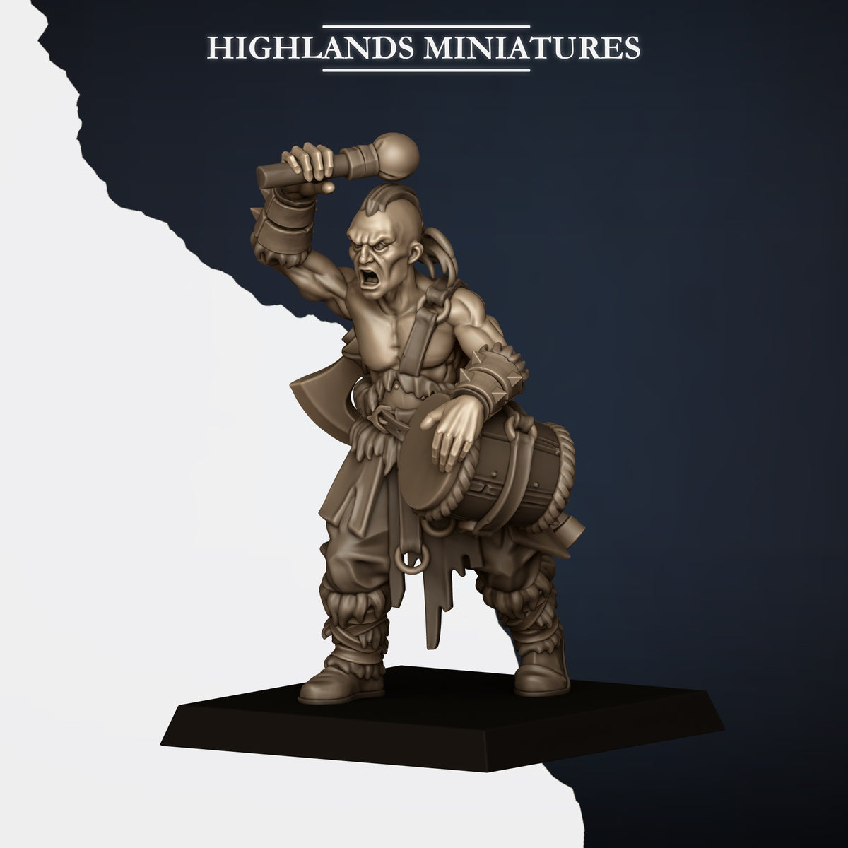 Norse Raiders with two handed weapons by Highland Miniatures