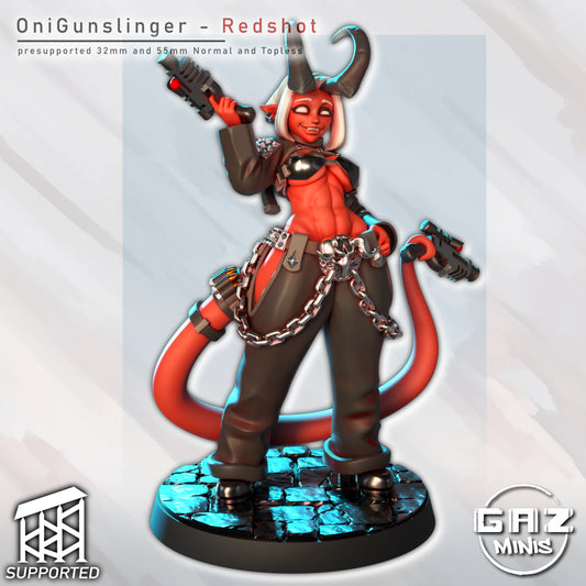 Oni Gunslinger - Redshot by Gaz Minis