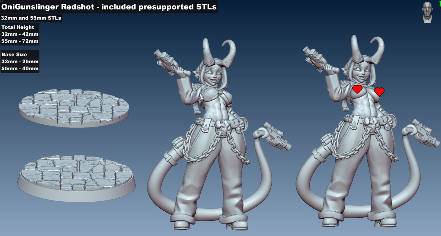 Oni Gunslinger - Redshot by Gaz Minis