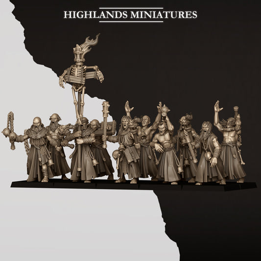 SUNLAND FANATICAL ZEALOTS  by Highland Miniatures