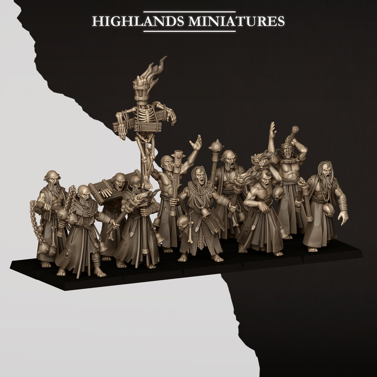 SUNLAND FANATICAL ZEALOTS  by Highland Miniatures