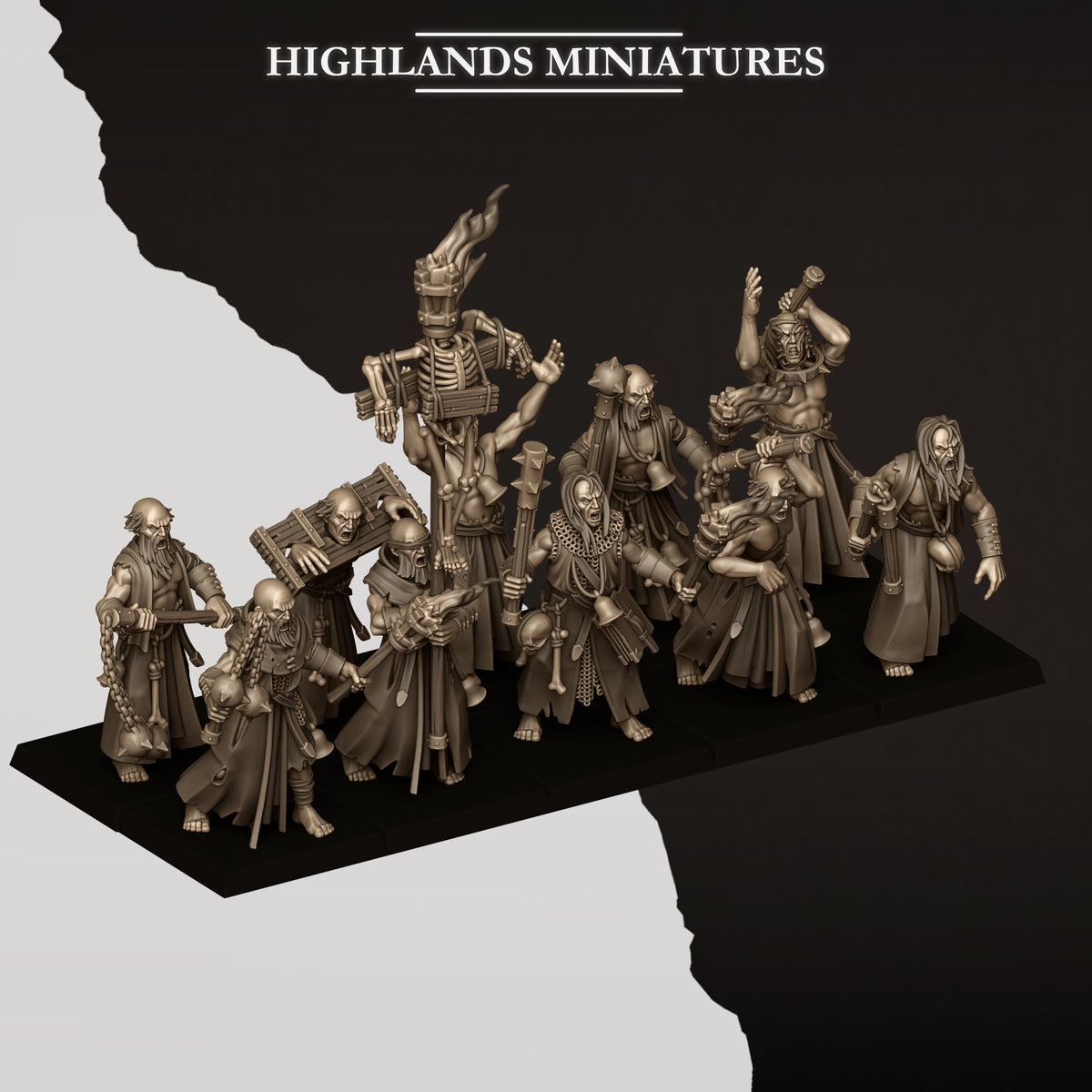 SUNLAND FANATICAL ZEALOTS  by Highland Miniatures