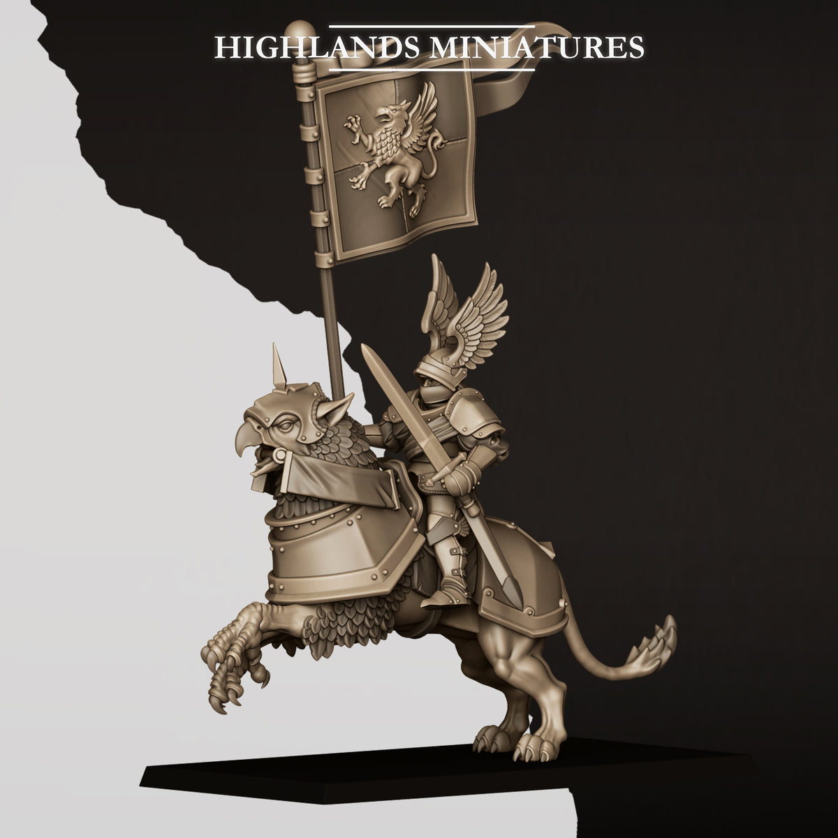 SUNLAND WINGLESS GRYPHONS  by Highland Miniatures