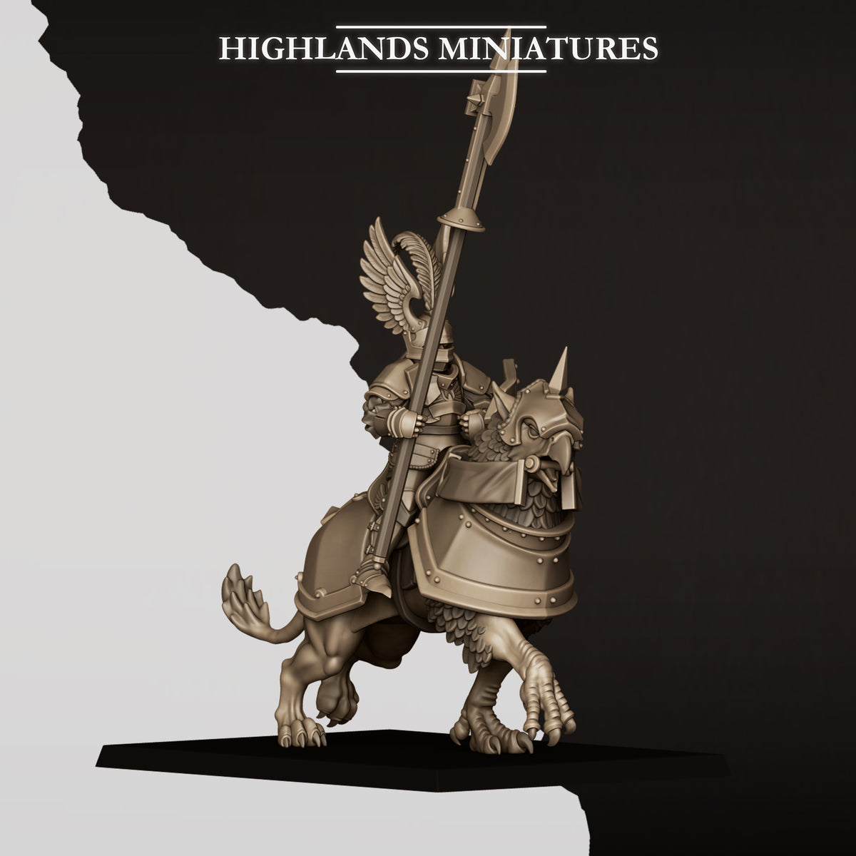 SUNLAND WINGLESS GRYPHONS  by Highland Miniatures