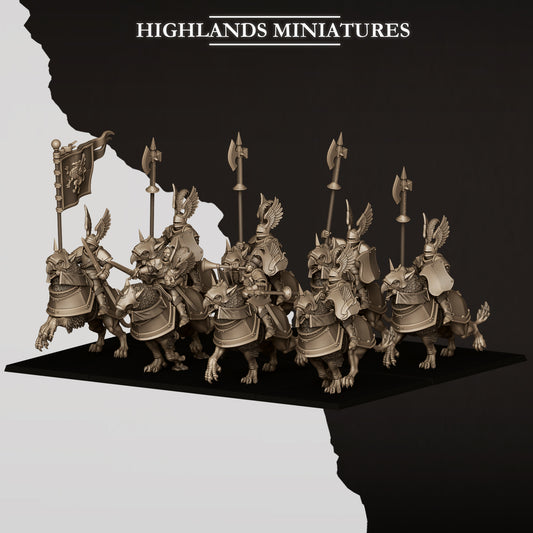 SUNLAND WINGLESS GRYPHONS  by Highland Miniatures
