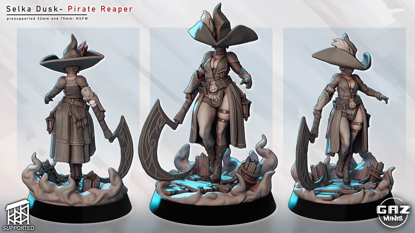 Selka Dusk – Pirate Reaper by Gaz Minis