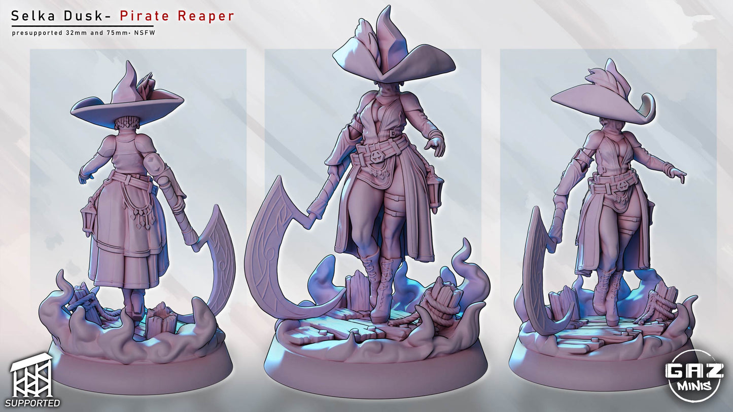 Selka Dusk – Pirate Reaper by Gaz Minis