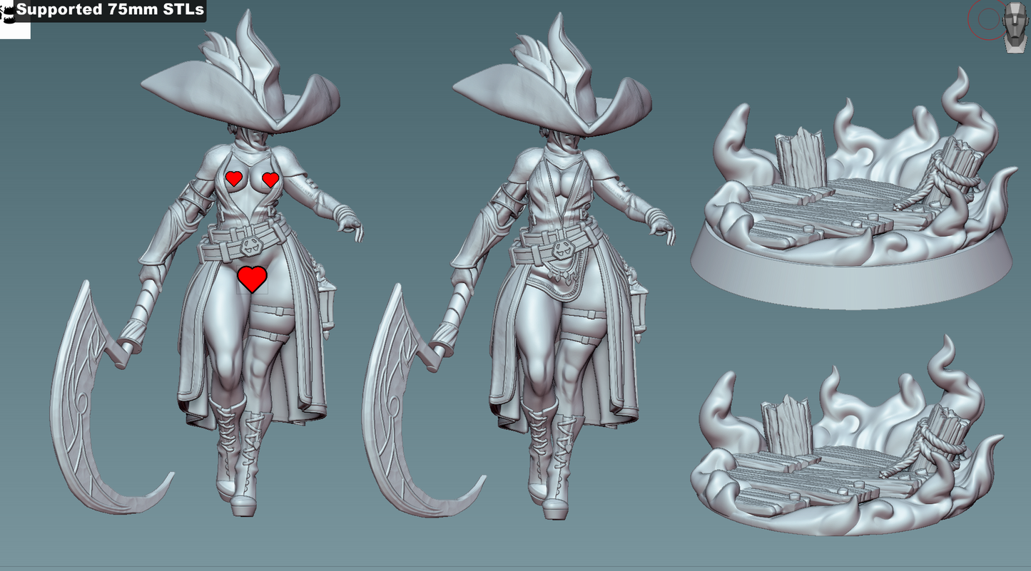 Selka Dusk – Pirate Reaper by Gaz Minis