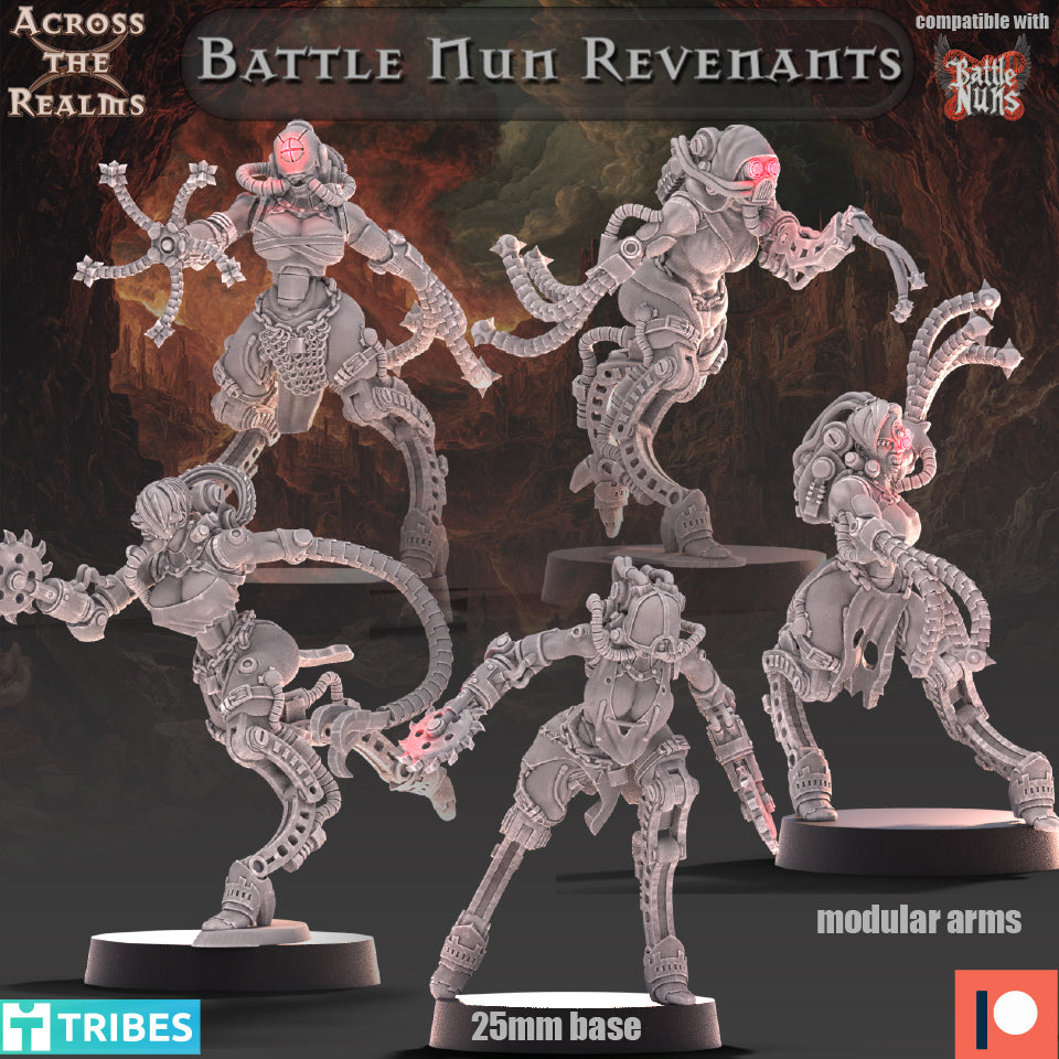Battle Nun Revenants by Across the Realms Miniatures