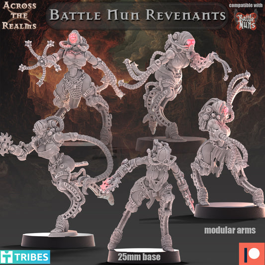 Battle Nun Revenants by Across the Realms Miniatures