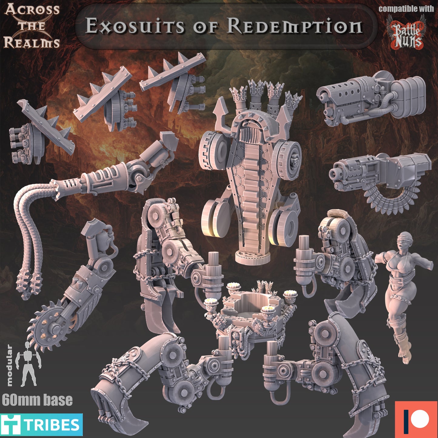 Exosuits of Redemption by Across the Realms Miniatures