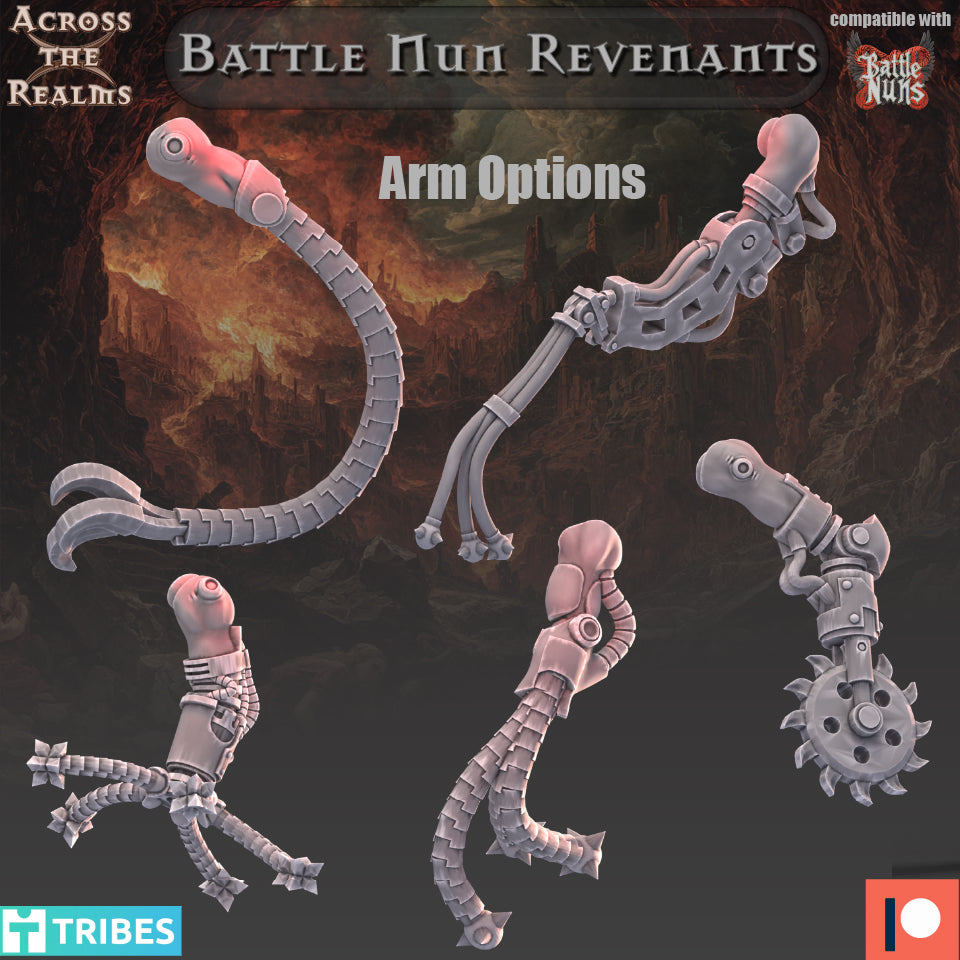 Battle Nun Revenants by Across the Realms Miniatures